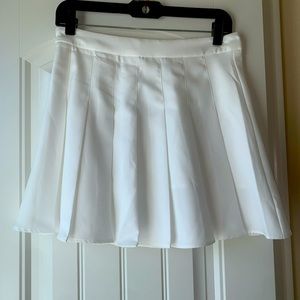 Pleated Mini Skirt